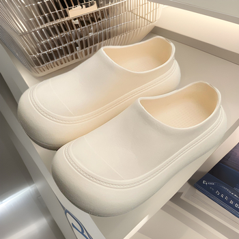 Ženske povećane cipele s EVA gornjim dijelom i EVA potplatom, slip-on mule stil, korejski stil, ljetna svakodnevna obuća za odrasle