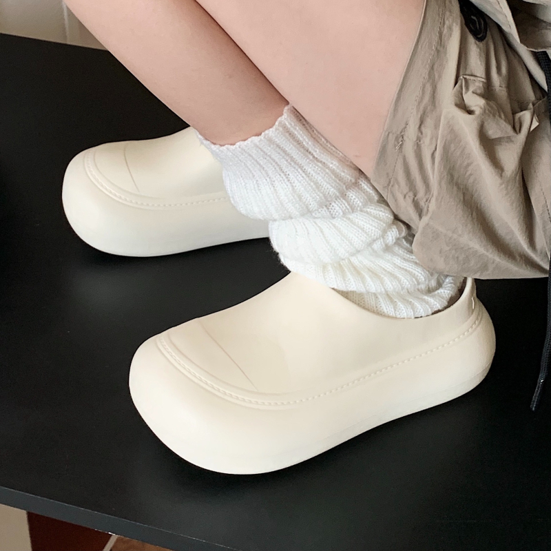 Ženske povećane cipele s EVA gornjim dijelom i EVA potplatom, slip-on mule stil, korejski stil, ljetna svakodnevna obuća za odrasle