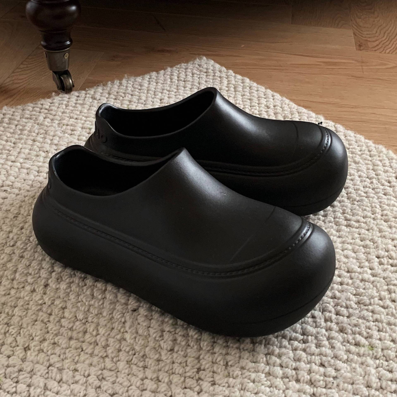 Ženske povećane cipele s EVA gornjim dijelom i EVA potplatom, slip-on mule stil, korejski stil, ljetna svakodnevna obuća za odrasle