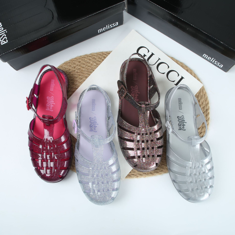 Γυναικείες ρωμαϊκές σανδάλες, EVA επάνω και EVA σόλα, στρογγυλός μπροστινός, κλείσιμο με αγκράφα, αναπνέουσες και ελαφριές