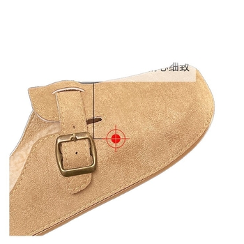 Willak ženske papuče s krznom, PVC gornji dio i potplat, Slip-On dizajn, debeli potplat 3–5 cm, ravna potpetica