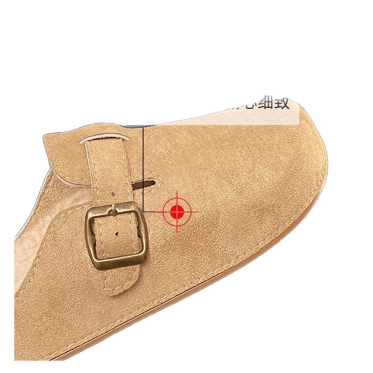 Willak ženske papuče s krznom, PVC gornji dio i potplat, Slip-On dizajn, debeli potplat 3–5 cm, ravna potpetica