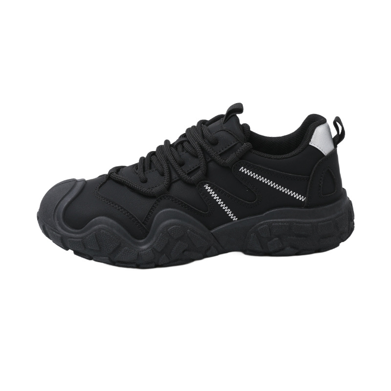 Ženske retro tenisice stil Dad Shoes, s flis podstavom, gornji dio od sintetičke kože, unutarnja mreža, PVC potplat, vezanje