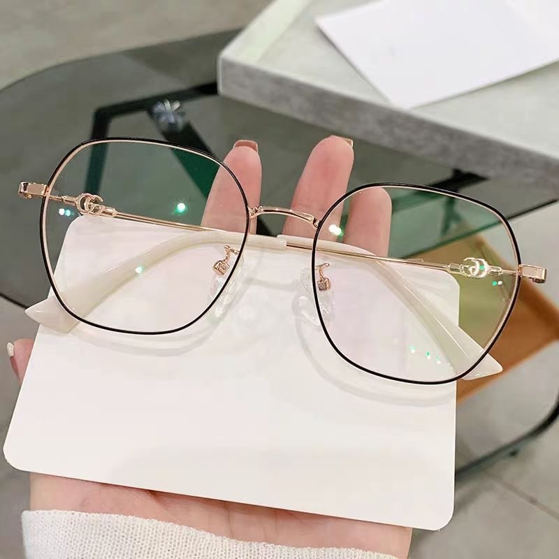 Lugemisprillid ultra-kergem metallraamiga, sinise valguse vastu, väsimuse vastu, kõrge eraldusvõimega läätsed, retro ümmargune stiil eakatele