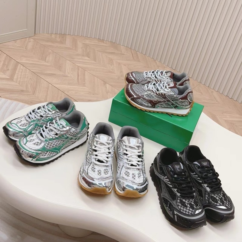 Unisex Dad Shoes s kožnim gornjim dijelom, gumom, srednja peta 3-5 cm, prednje vezivanje, mrežasta podstava