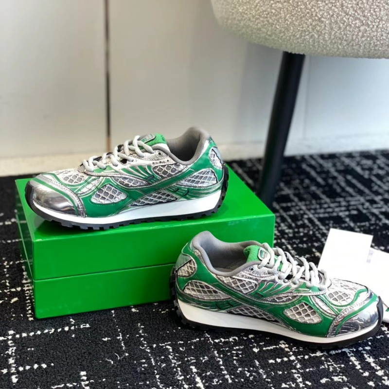 Unisex Dad Shoes s kožnim gornjim dijelom, gumom, srednja peta 3-5 cm, prednje vezivanje, mrežasta podstava