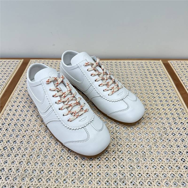 Unisex tenisice za trening od prave kože, okrugla prst, niski pet, gumeni đon i podstava od ovčje kože