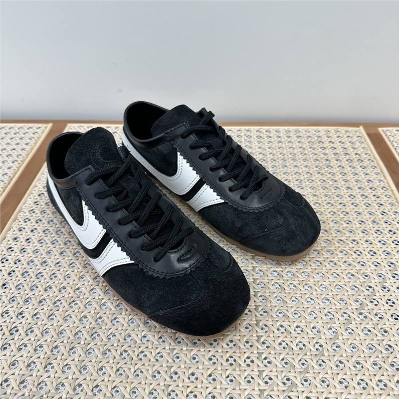 Unisex tenisice za trening od prave kože, okrugla prst, niski pet, gumeni đon i podstava od ovčje kože