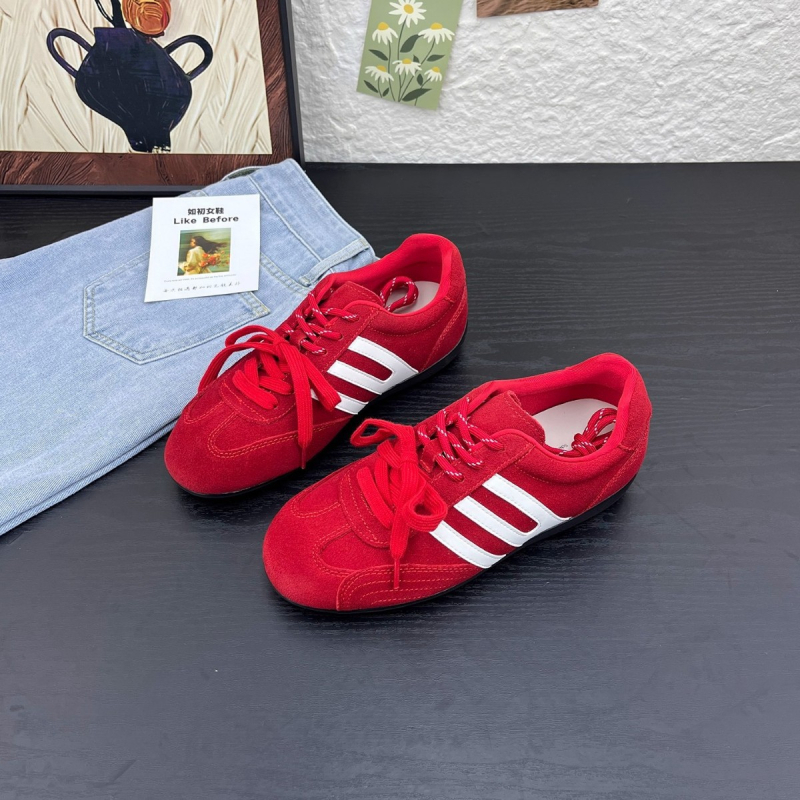 Forrest Gump ženske tenisice - prava koža, dvostruki gornji dio, unutarnje povećanje visine, vezice, gumeni potplat, PU ulošak