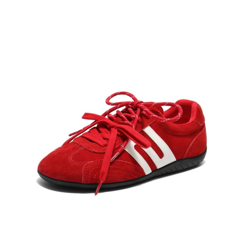 Forrest Gump ženske tenisice - prava koža, dvostruki gornji dio, unutarnje povećanje visine, vezice, gumeni potplat, PU ulošak