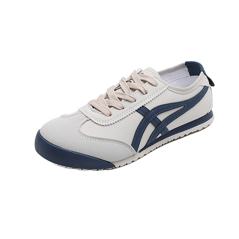 Ženske tenisice za trening s PU gornjim dijelom, vezanje, gumom podlogom, mrežasti unutarnji dio, peta 3–5 cm