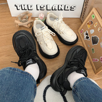 Ženske tenisice s povećanjem visine 3–5 cm, PU gornji dio, visok gležanj 3–7 cm, gumeni potplat