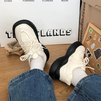 Ženske tenisice s povećanjem visine 3–5 cm, PU gornji dio, visok gležanj 3–7 cm, gumeni potplat