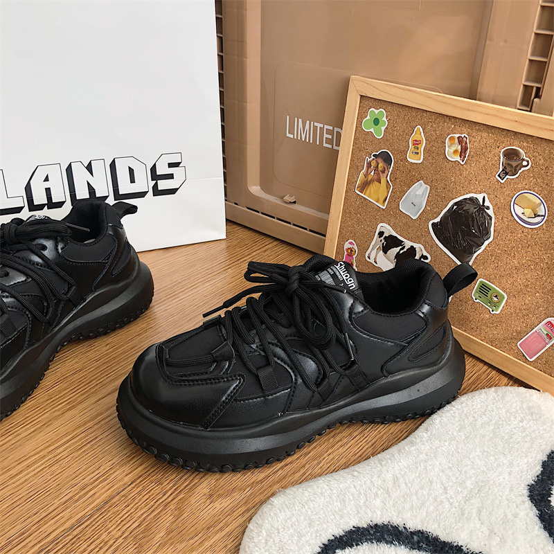 Ženske tenisice s povećanjem visine 3–5 cm, PU gornji dio, visok gležanj 3–7 cm, gumeni potplat