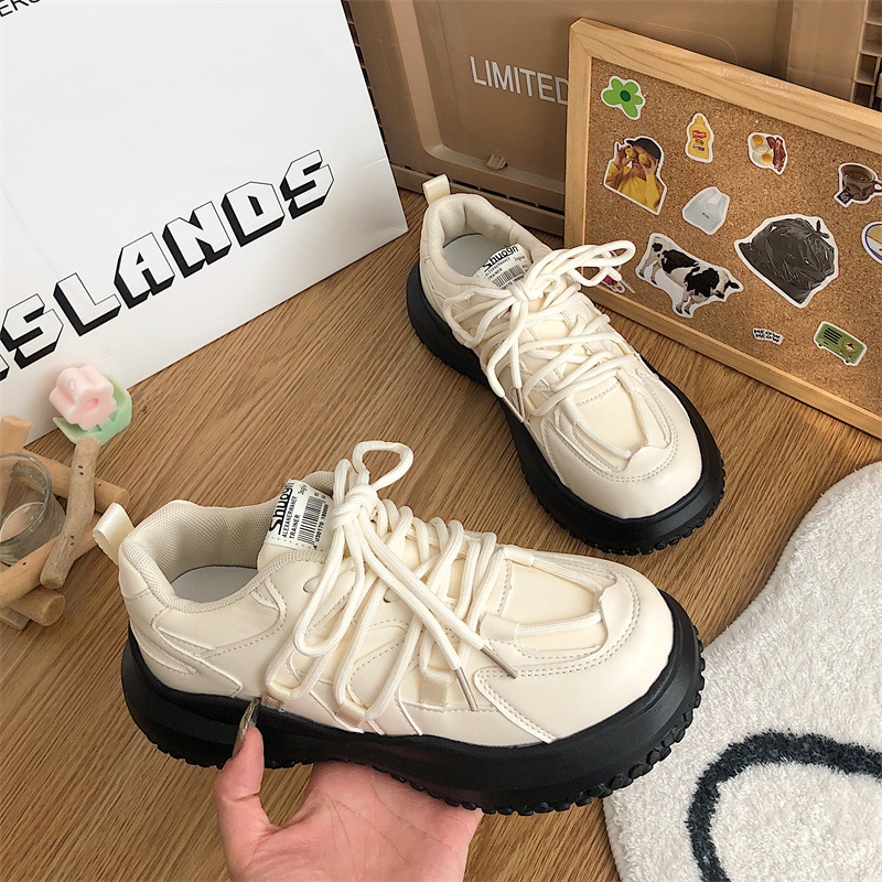 Ženske tenisice s povećanjem visine 3–5 cm, PU gornji dio, visok gležanj 3–7 cm, gumeni potplat