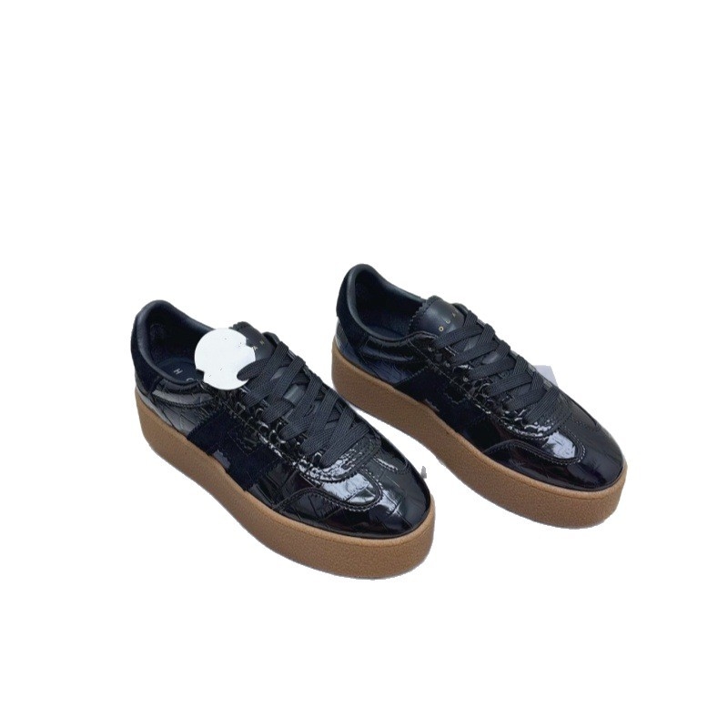 Unisex ādas ikdienas sporta kurpes, zems augšējais daļa, bieza zole, pretslīdējoša gumijas zole, polsterēšanas līmes tehnoloģija