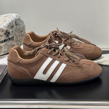 Cipele za moralni trening, velur gornji dio, gumena potplata, zatvaranje vezicama, visok gornji dio 3–7 cm, okrugli vrh