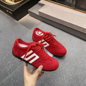 Cipele za moralni trening, velur gornji dio, gumena potplata, zatvaranje vezicama, visok gornji dio 3–7 cm, okrugli vrh