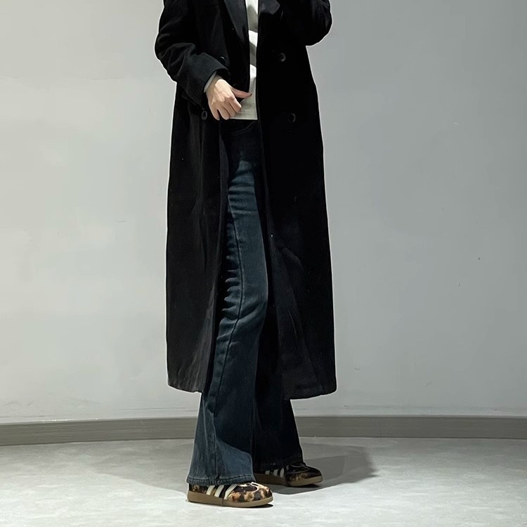 Ženske tenisice za trening s leopard printom od konjskih dlaka, retro Samba dizajn s tri crte, prednje vezanje, gornji dio od super fiber, gumeni potplat