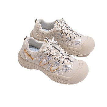 Sieviešu āra kurpes ar biezu zoli – priekšējais šņorējums, zems augšdaļas augstums, PVC zole, kokvilnas odere, piemērotas pārgājieniem