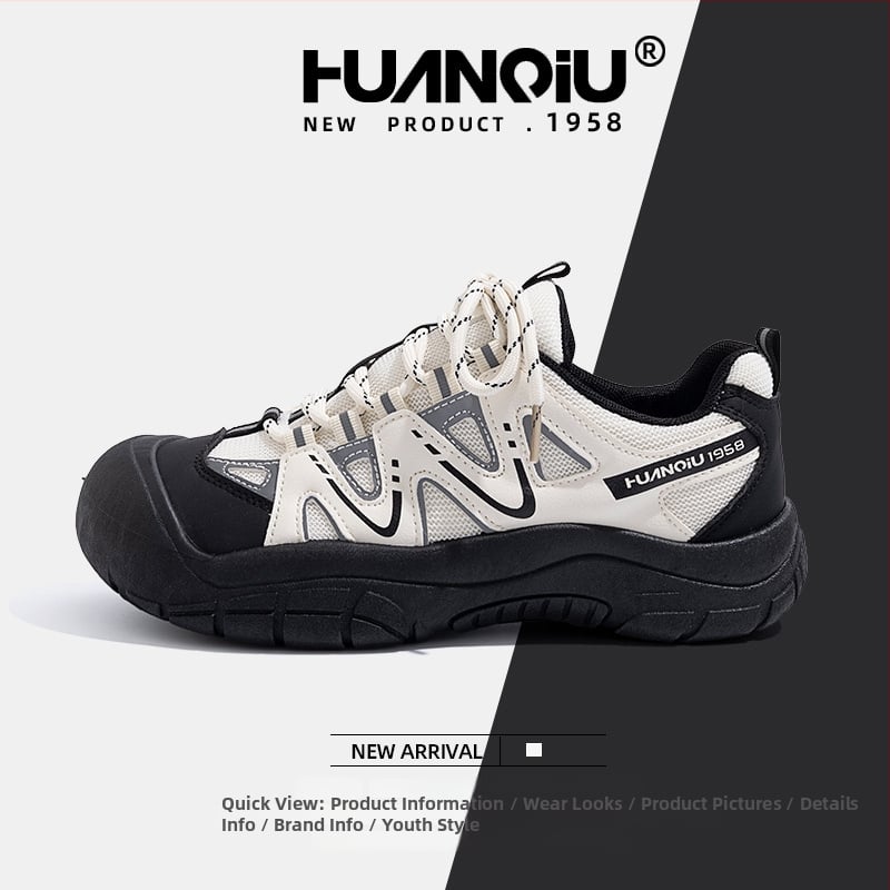 Sieviešu āra kurpes ar biezu zoli – priekšējais šņorējums, zems augšdaļas augstums, PVC zole, kokvilnas odere, piemērotas pārgājieniem