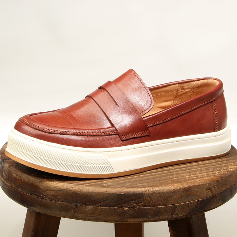 Muške slip-on loaferice – koža konja, detalji od konjske dlake, casual kožne cipele u vintage stilu