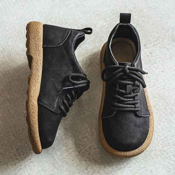 Мъжки обувки за шофиране, корейски стил лоуфърс, PU горнище, гума подметка, EVA стелка, дебела подметка