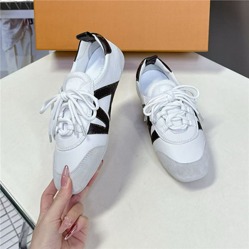 Unisex tenisice za trening od pune kože, retro casual tenisice s ravnim đonom, Forrest Gump stil