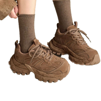 Γυναικεία χειμωνιάτικα παπούτσια με βελούδινη υφή και παχιά σόλα, επάνω μέρος από γνήσιο δέρμα, καουτσούκ σόλα, εσωτερικό από τεχνητή γούνα, αναπνεύσιμη τεχνολογία