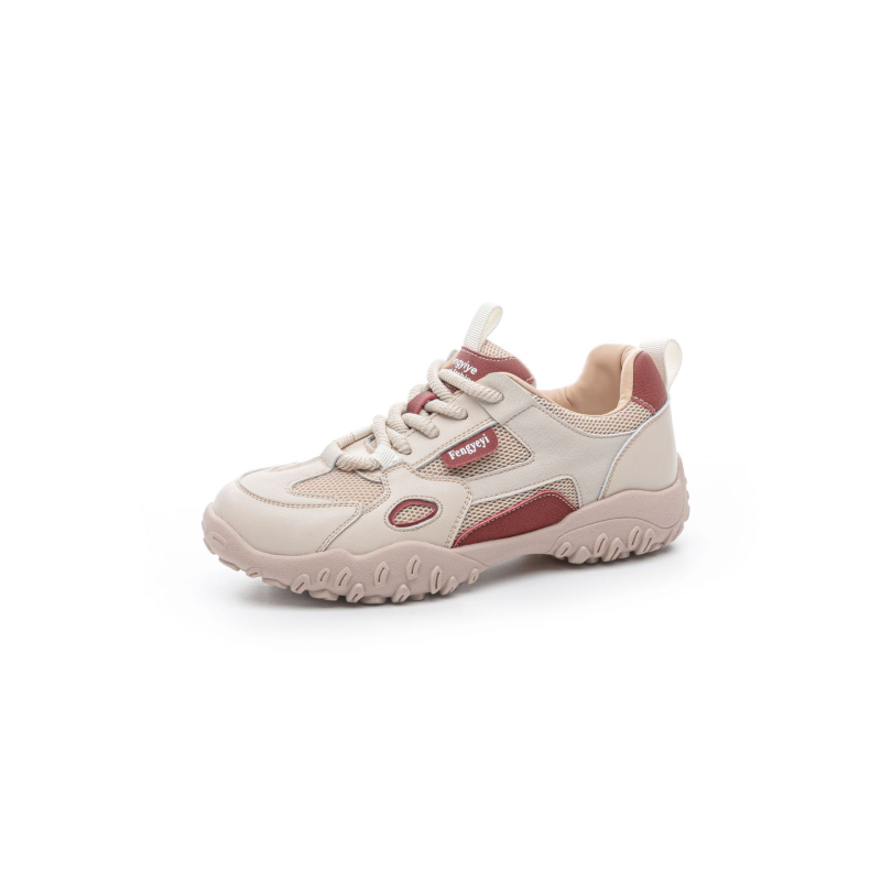 Ženske tenisice za sportsko-casual stil, s vezanjem, niski gornji dio, gumeni potplat, PU ulošak