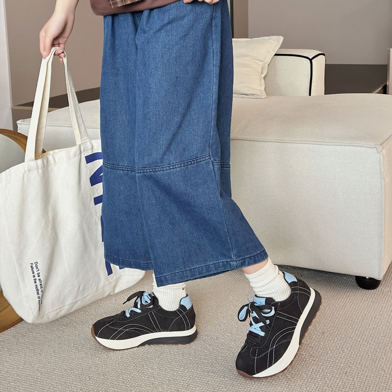 Női Forrest Gump cipő, nubuk bőr marha, kerek orr, fűzők, 3–5 cm sarka