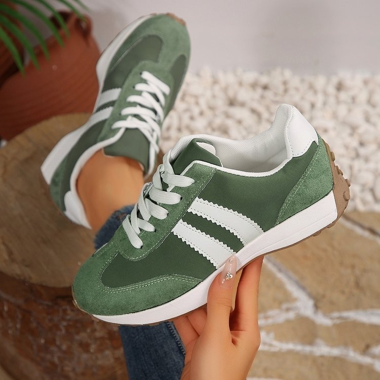 Leap sieviešu sporta apavi, plastmasas augšdaļa, auduma iekšējā odere, zems augšējais dizains, pretslīdējoša gumijas zole