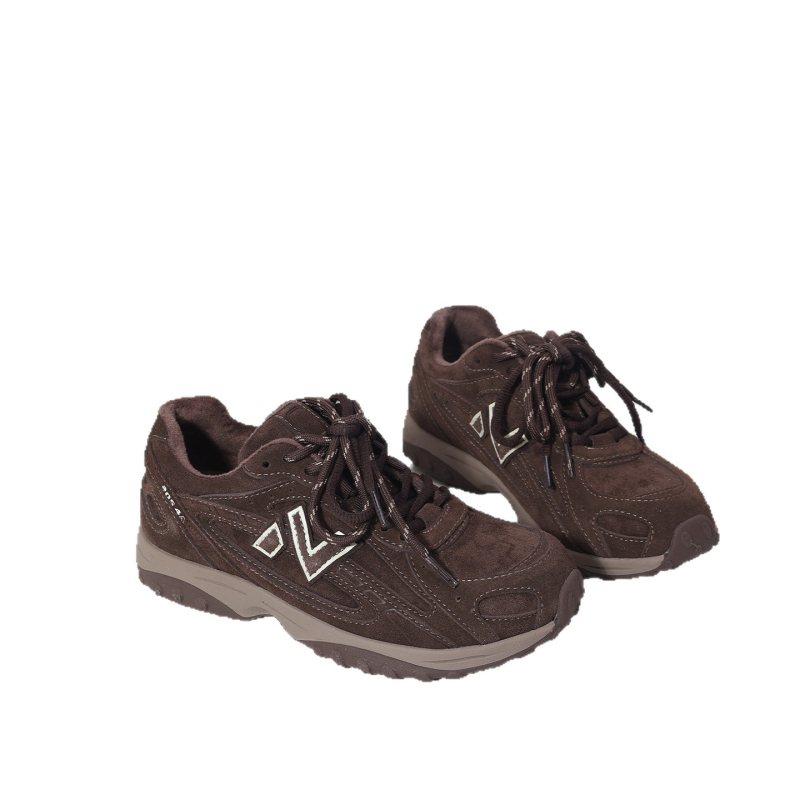 Sieviešu ādas kurpes ar flīsu oderi, retro stilā, zemais augšdaļa, viegla gumijas zole, visām sezonām.