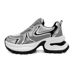 Pantofi sport casual pentru femei, partea superioară din piele naturală dublă + piele artificială, toc mediu 3–5 cm, talpă din cauciuc, branț PU, respirabili