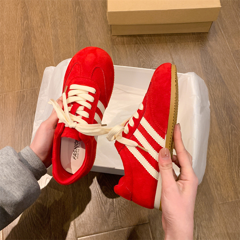 Dámske topánky Dad Shoes, zaoblená špička, gumová podrážka, klinový podpätok 3–5 cm, šnúrky