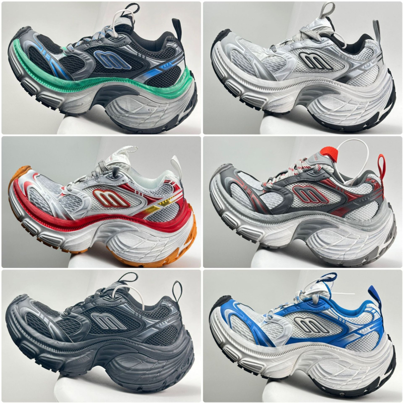 Unisex tenisice tipa dad shoes s povećanjem visine 6–8 cm, gornji dio od tkanine, protuklizna gumena potplat, prednje vezanje