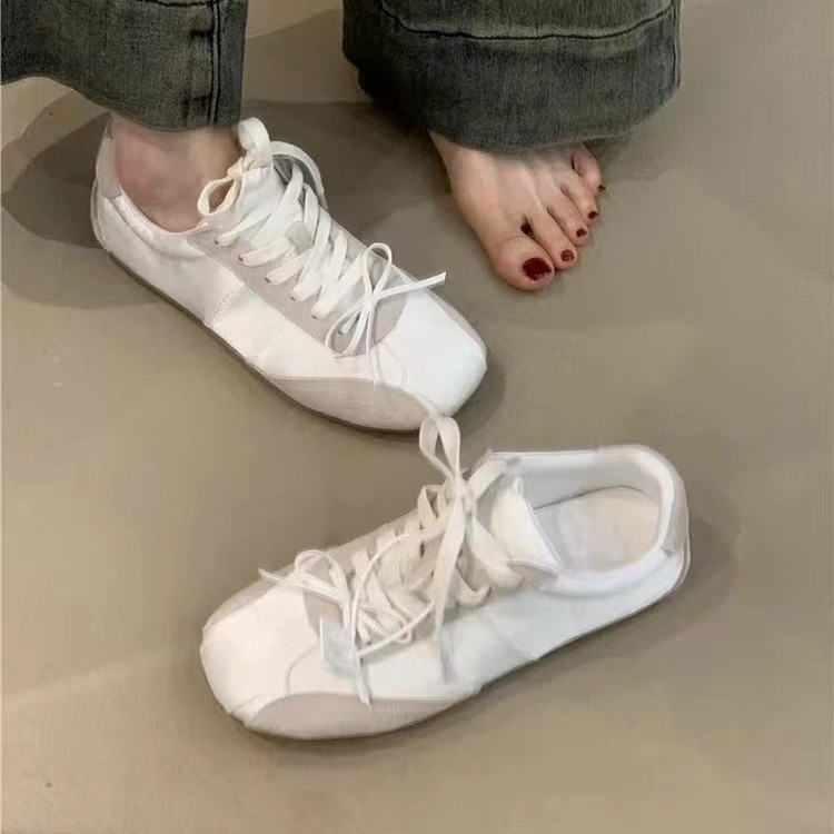 Sieviešu kurpes ar saitēm un tauriņu mezgla dizainu, zems augšējais, elpojošs mikrošķiedras augšējais materiāls, gumijas zole, augstuma palielināšanas funkcija