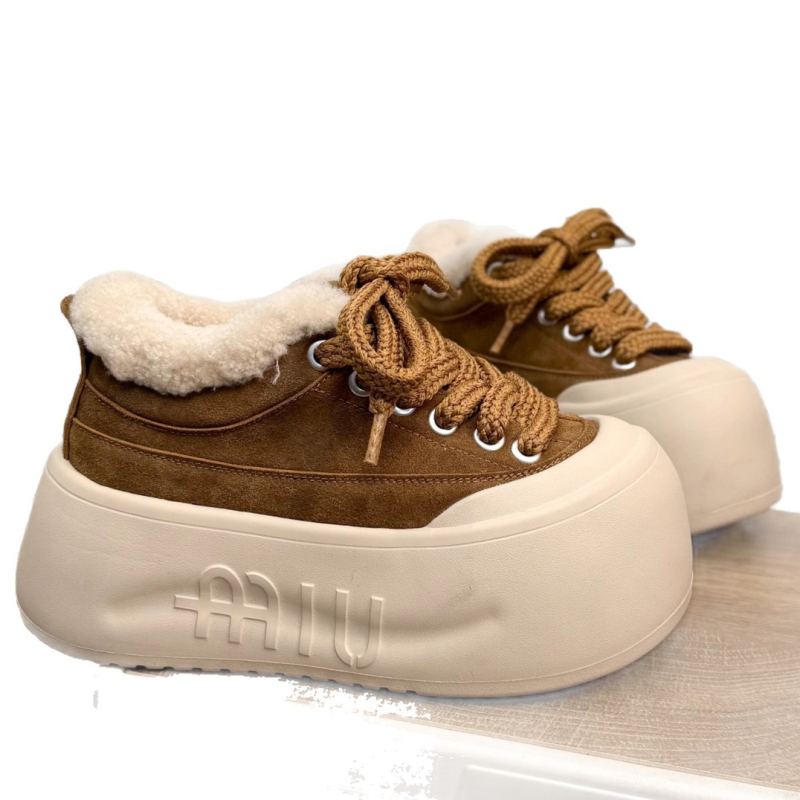 Sieviešu loaferi ar biezu zoli no velūra, priekšējā aizdare, bez oderes, gumijas zole – zemais augšējais, visām sezonām