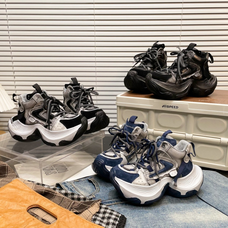 Sievietēm vintage zemās kurpes sporta apavi ar priekšējo šņorēšanu, režģa iekšpuse, Super Fiber augšdaļa un gumijas zole