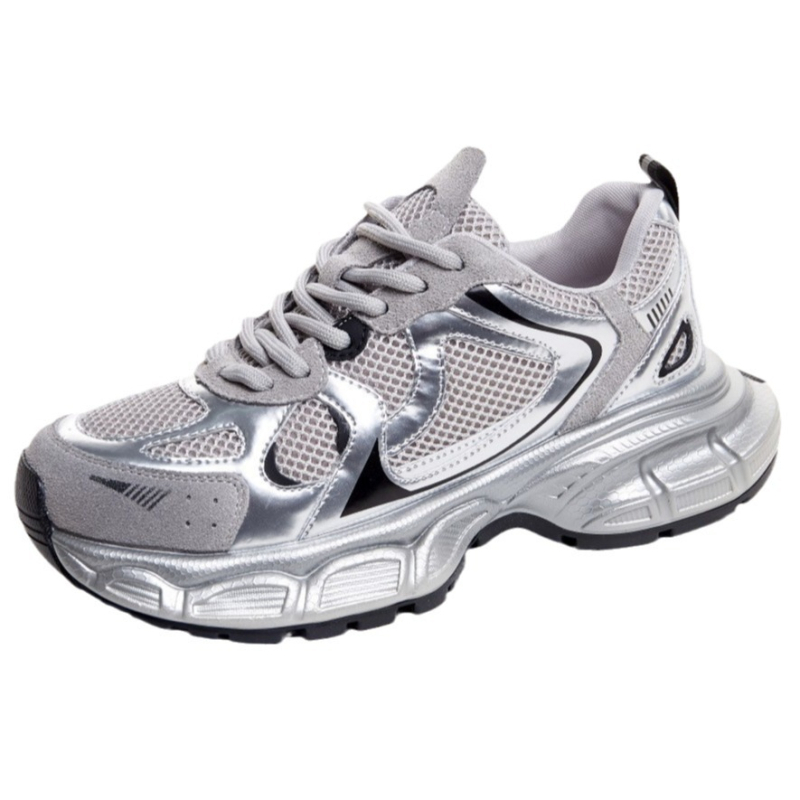 Dámske tenisky s hornou z dvorej hovädzej kože, stredná päta 3–5 cm, penová podrážka, predné šnurovanie