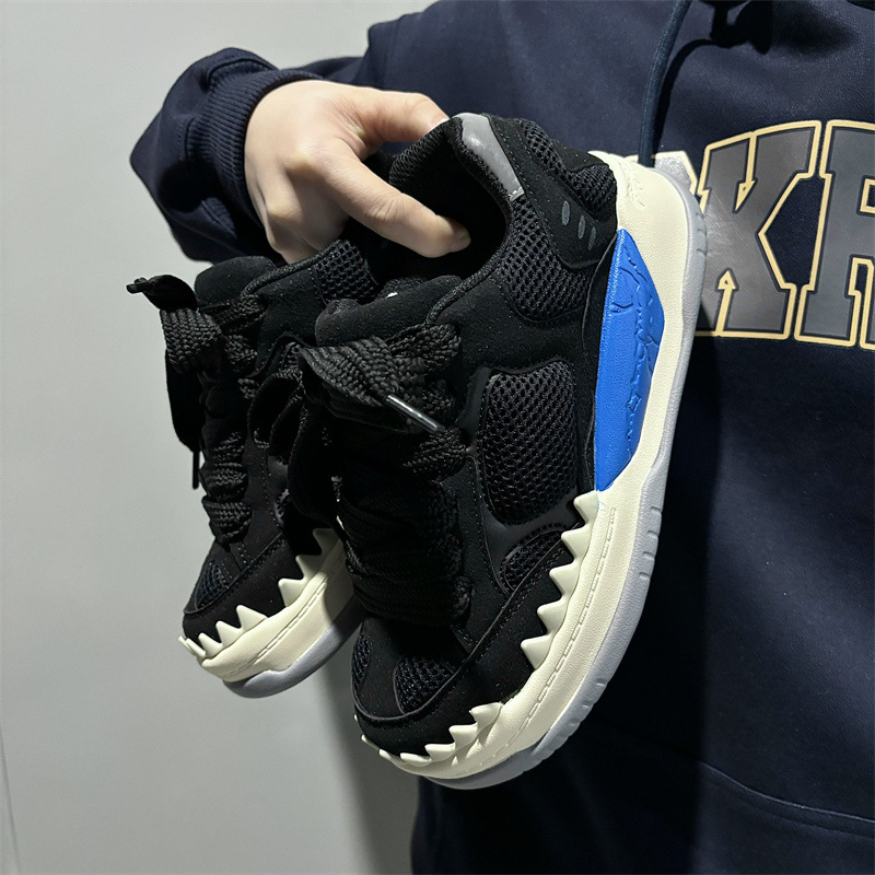 Dad Shoes, korejskog stila, mrežasti gornji dio, gumena podloga, niska peta 1-3 cm, unisex