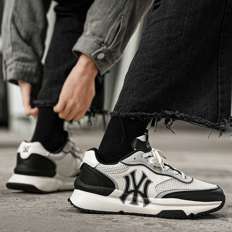 Muške tenisice Dad Shoes s mrežastim gornjim dijelom, niskog profila, vezivanje šnurkama, gumeni potplat, lagane