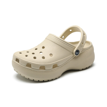 Crocs stil papuče s EVA gornjim dijelom i EVA gazom, okrugli vrh, opušten stil, jednobojne