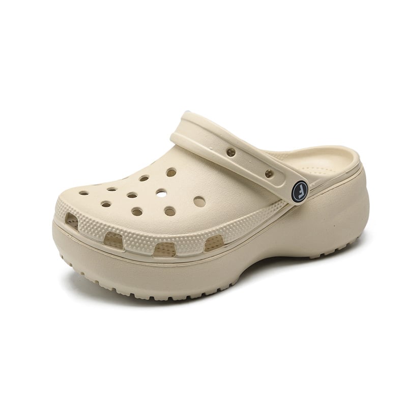 Crocs stil papuče s EVA gornjim dijelom i EVA gazom, okrugli vrh, opušten stil, jednobojne