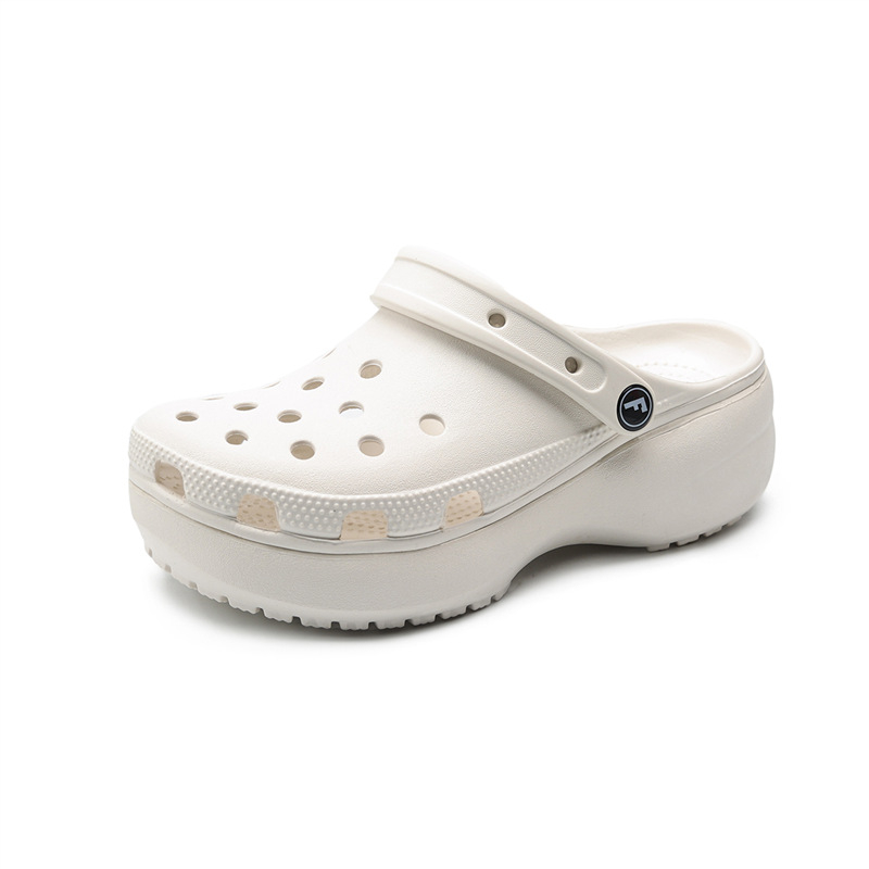 Crocs stil papuče s EVA gornjim dijelom i EVA gazom, okrugli vrh, opušten stil, jednobojne
