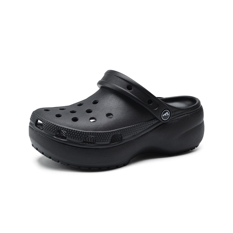 Crocs stil papuče s EVA gornjim dijelom i EVA gazom, okrugli vrh, opušten stil, jednobojne