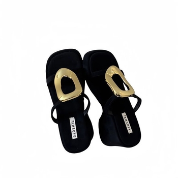 Sandale cu platformă pentru femei, partea superioară PU, talpă din cauciuc, căptușeală din țesătură, înălțimea platformei 5–8 cm