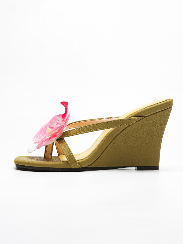 Ženske flip-flop sandale s kvadratnim nosom, gornji dio od super vlakna, gumeni potplat, unutarnji PU materijal