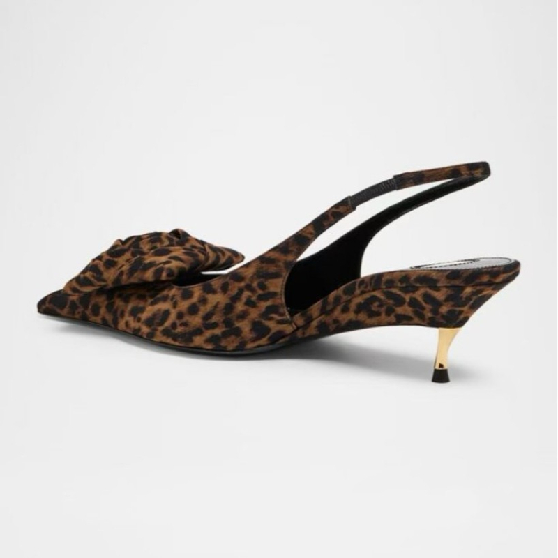 Дамски сатенени сандали с горна част от коприна и изкуствен плюш, остър нос, клиновиден ток 3–6 см, подметка TPR, Есен 2025