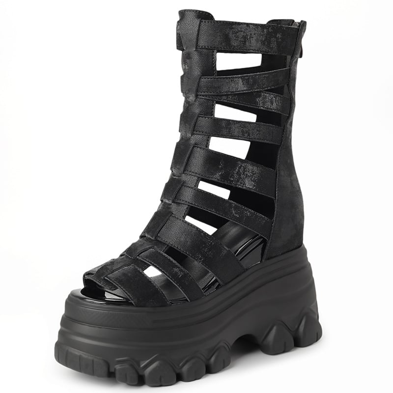 Hal formájú orrú római szandálok, felsőrész: első osztályú marhabőr, talp: poliuretán, belső anyag: szuper rost, stílus: római